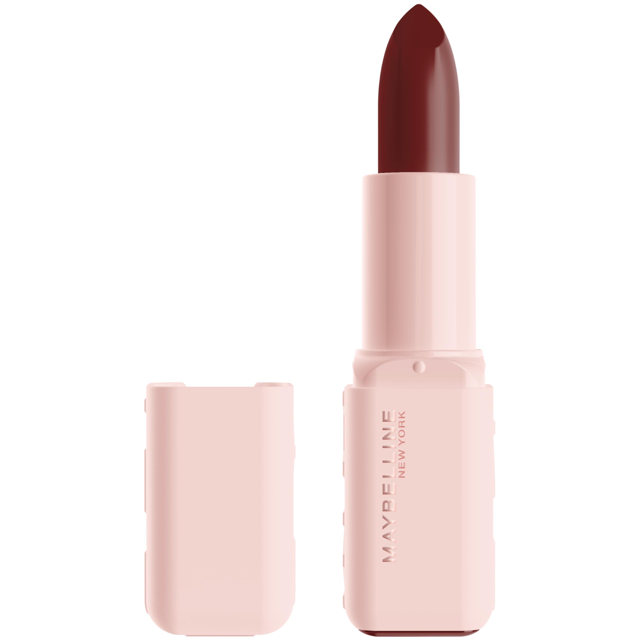 MAYBELLINE Serum-Lippenstift, Feuchtigkeitsspendendes Lippen-Make-up mit 8 Stunden Lippenauffüllender Feuchtigkeit mit Hyaluronsäure + Öl-Mischung, Wild Card (Mitteltoniges Rot Matt)