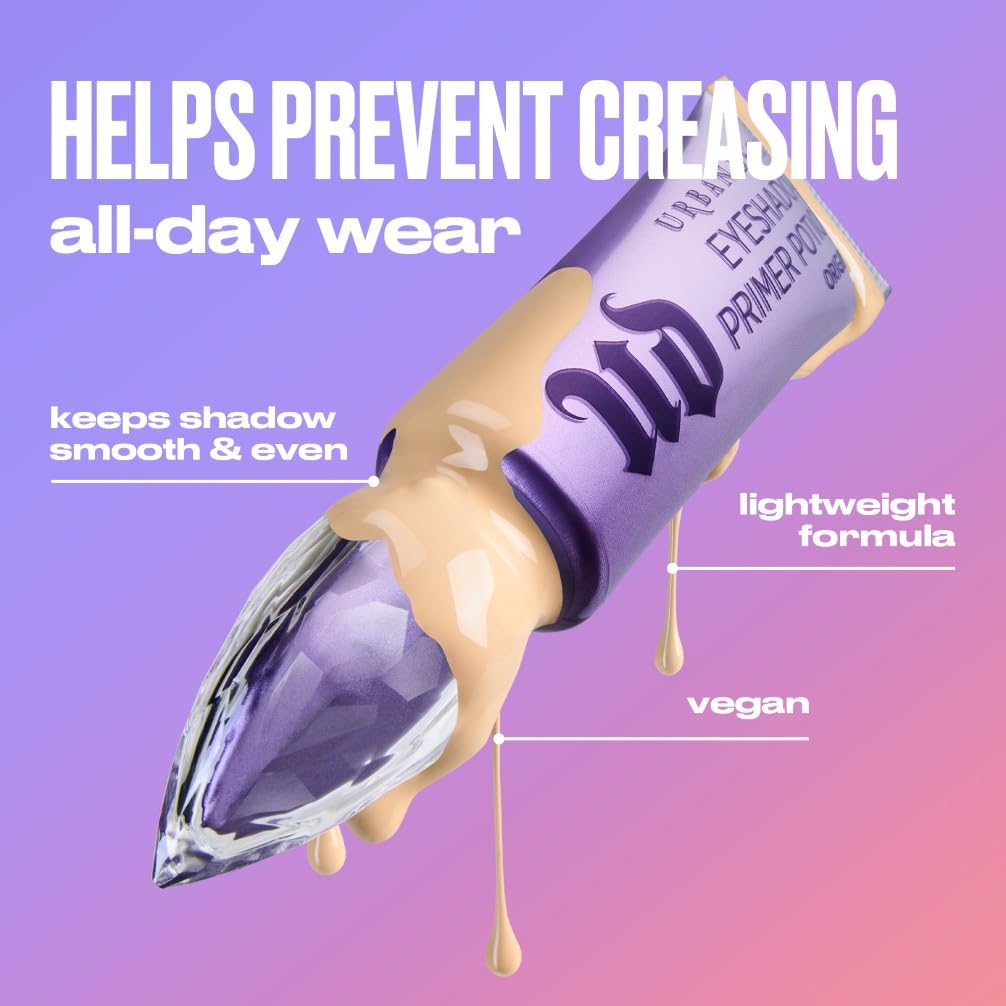 Urban Decay Eyeshadow Primer Potion, Long-Lasting Eye Makeup Primer, Creates Smooth Canvas and Vibrant Eyeshadow Colour Halalzen