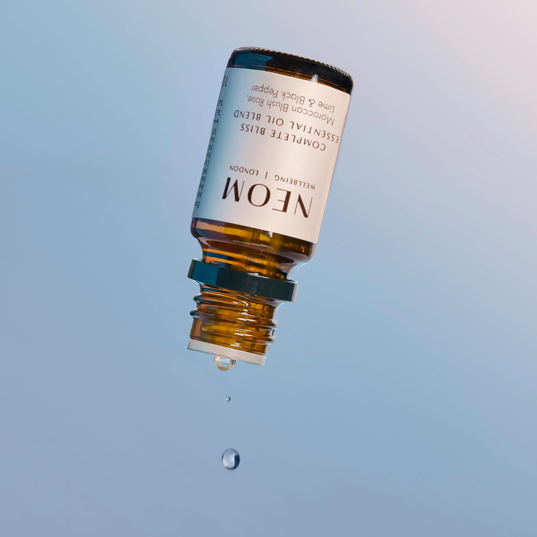 NEOM - Real Luxury Essential Oil Blend, 10ml | Lavender, Jasmine & Sandalwood | Scent to De-Stress Range