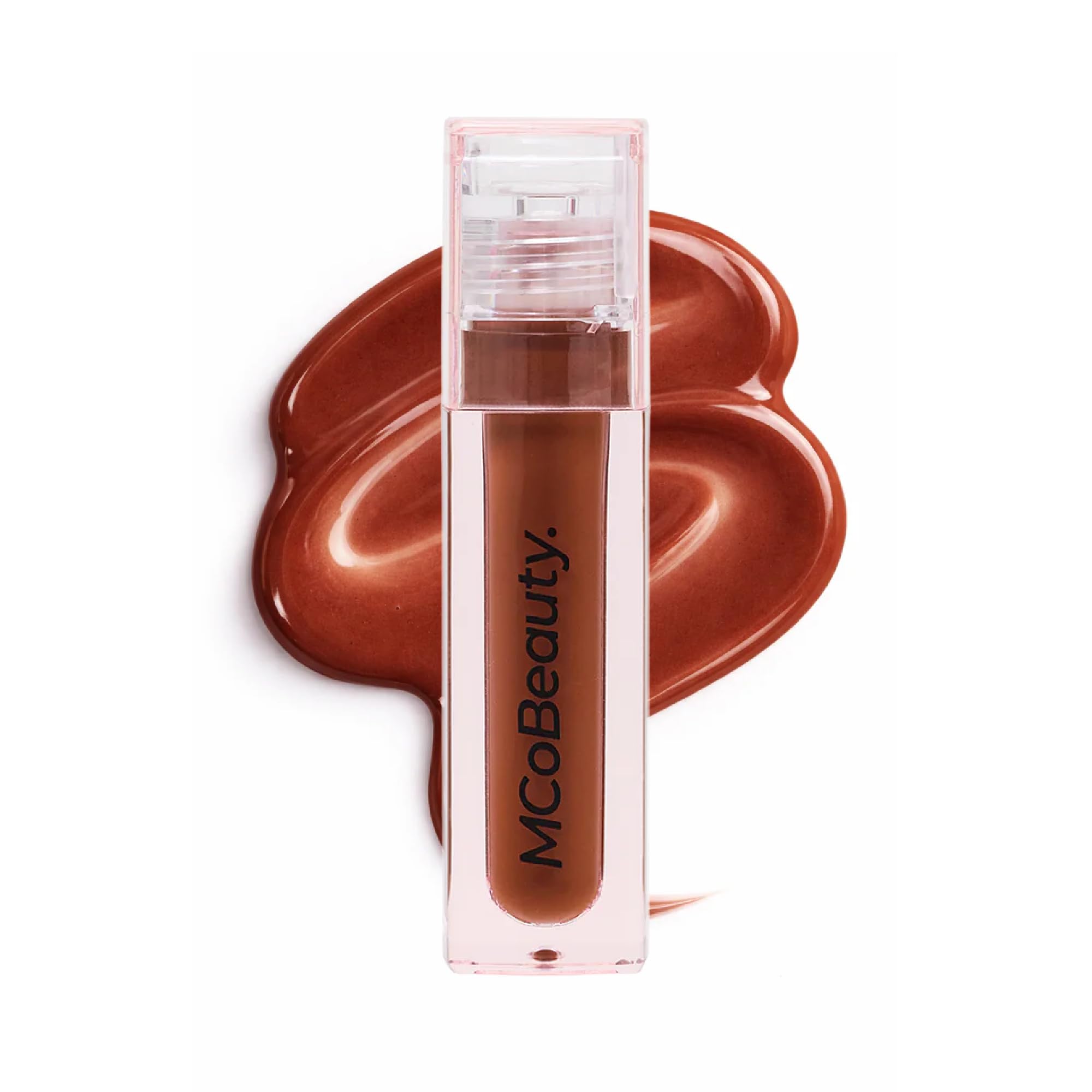 MCoBeauty Pout Gloss Ultra Shine Lip Gloss Lip Glaze - Shade Espresso Girl - Long-Wearing Sparkling Lip-Plumping Gloss with Sheer Tint & Light-Reflecting Shine - Wear Alone or Over Lipstick - 3.9ml Halalzen
