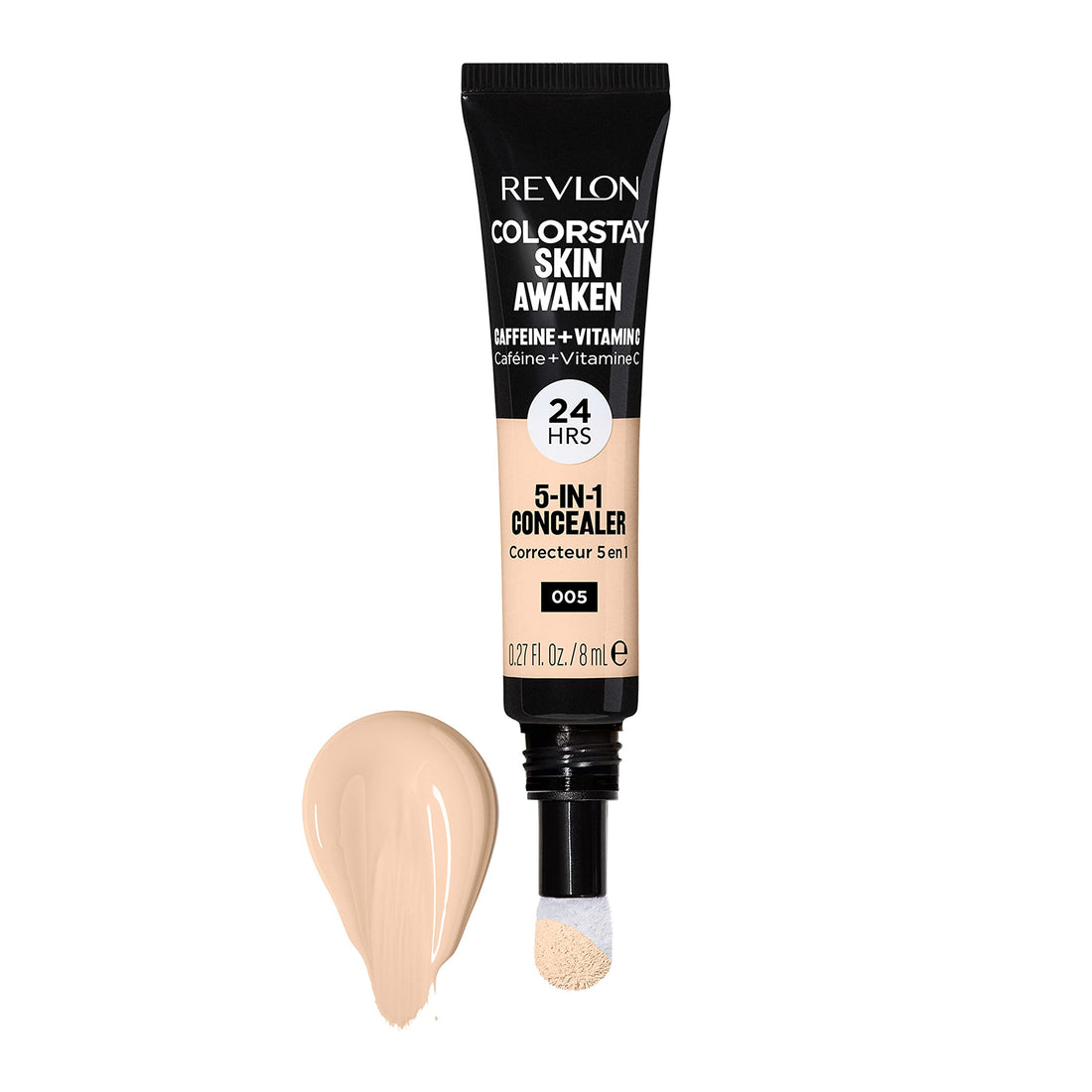 Revlon ColorStay Skin Awaken 5-in-1 Concealer 24HR Wear (30g) Fragrance & Paraben Free, Universal Brightener Unisex Halalzen