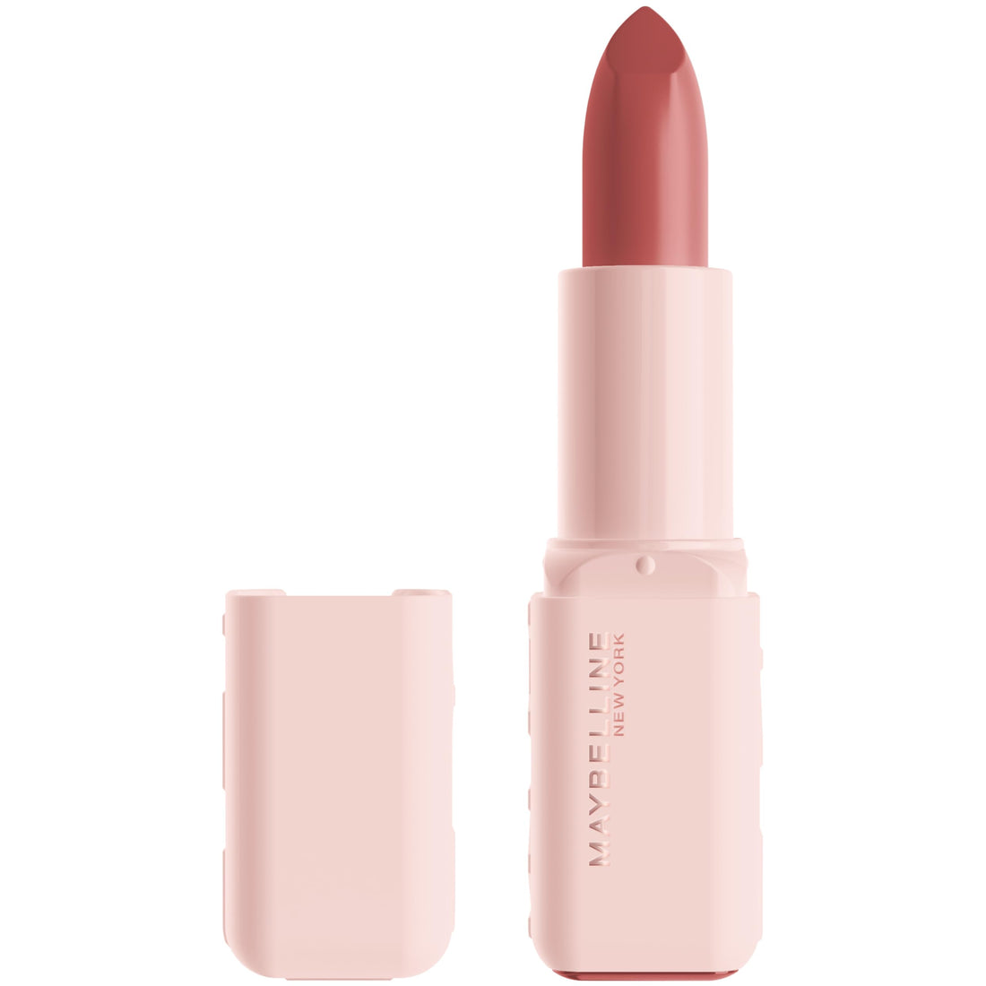 MAYBELLINE Serum-Lippenstift, Feuchtigkeitsspendendes Lippen-Make-up mit 8 Stunden Lippenauffüllender Feuchtigkeit mit Hyaluronsäure + Öl-Mischung, Wild Card (Mitteltoniges Rot Matt)