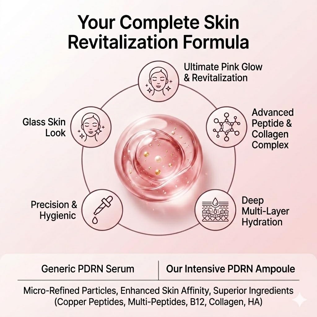 Silk Peptide Intensive Lifting Ampoule | Anti-Aging Serum for Face with Collagen & Peptide Complex | Skin Tightening & Firming for Women | Korean Skincare | Facial Hydration & Brightening | 40ml