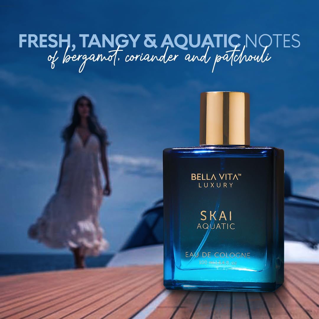 Bellavita Luxury DATE Eau de Parfum | 100 ml (3.4 fl.oz.) | Perfume for Women | Floral, Pink Pepper, Jasmine, and Moss Notes | Long Lasting Fragrance | Mother's Day Present