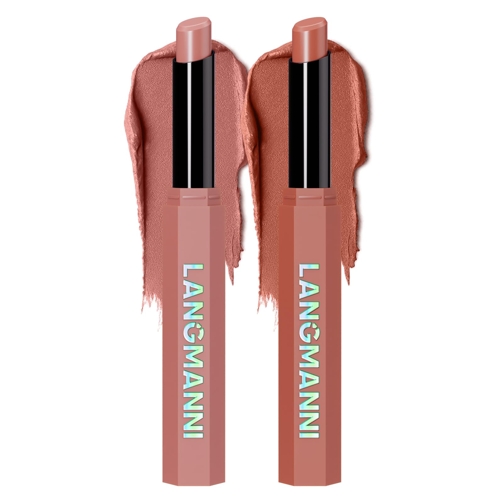 12Pcs Velvet Matte Lipstick Nude Matte Soft Dark Color Stick High Pigmented Long-Lasting Waterproof Lip Stick Lip Balm Beauty Cosmetics Gift for Women(01#-12#)