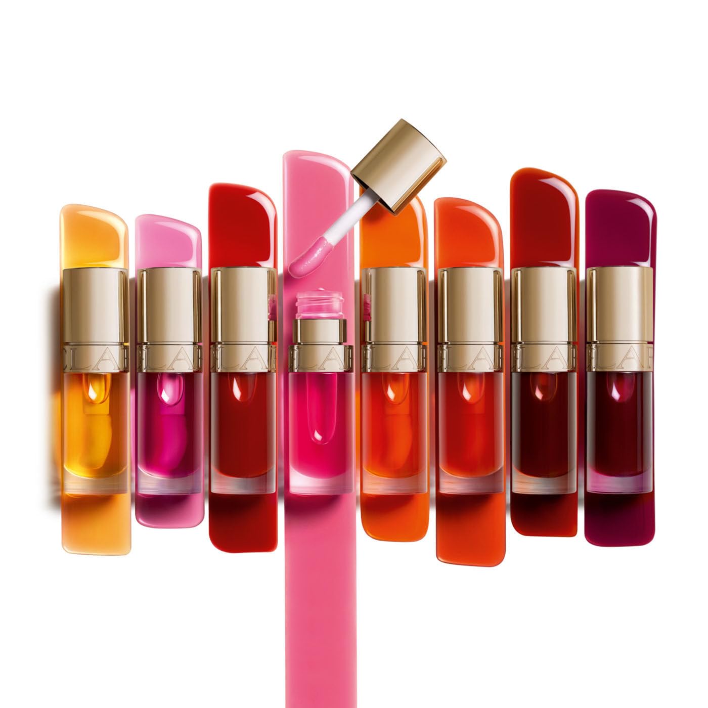 Clarins Lip Comfort Oil 7ml| Hydrating, Nourishing and Moisturising Lip Oil | Sheer, High Shine Finish | Soothes, Comforts and Protects Lips | Visibly Plumps | 93% Natural Ingredients