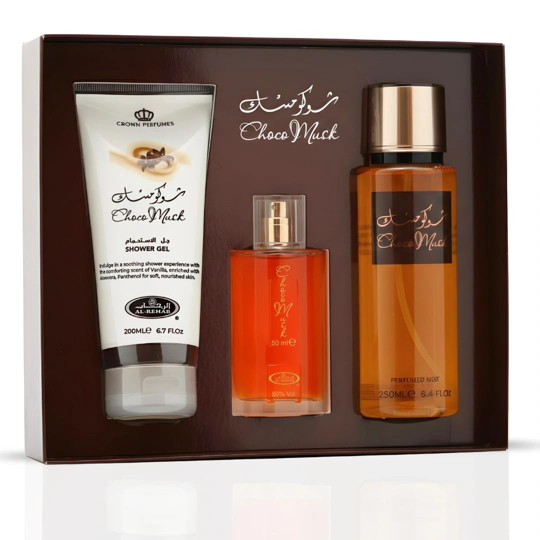 Al-Rehab Choco Musk Eau de Parfum Spray für Damen, 1,65 oz/50 ml