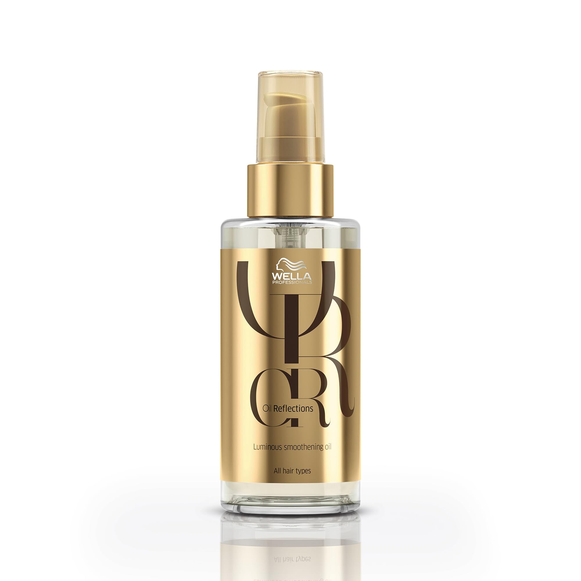 Wella Professionals Oil Reflections Luminous Smoothening Hair Oil – Radiant Shine & Silky Smoothness with Camellia Oil & White Tea Extract