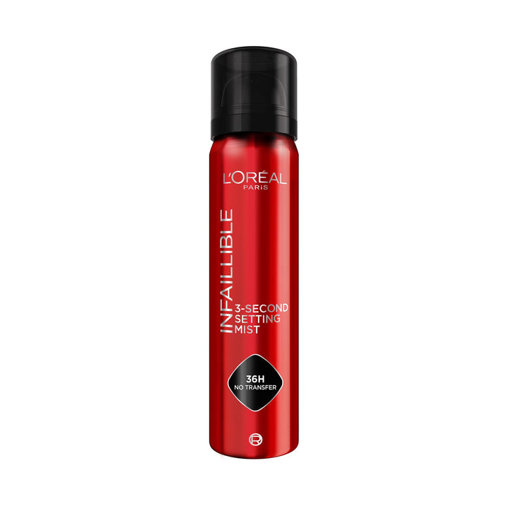 L'Oréal Paris Setting Spray XL, Infallible 3-Second Setting Mist for Face, Up To 36 Hour Makeup Wear, Fixing Spray, Waterproof and Sweatproof, Transfer-proof and Non-sticky 150ml Halalzen