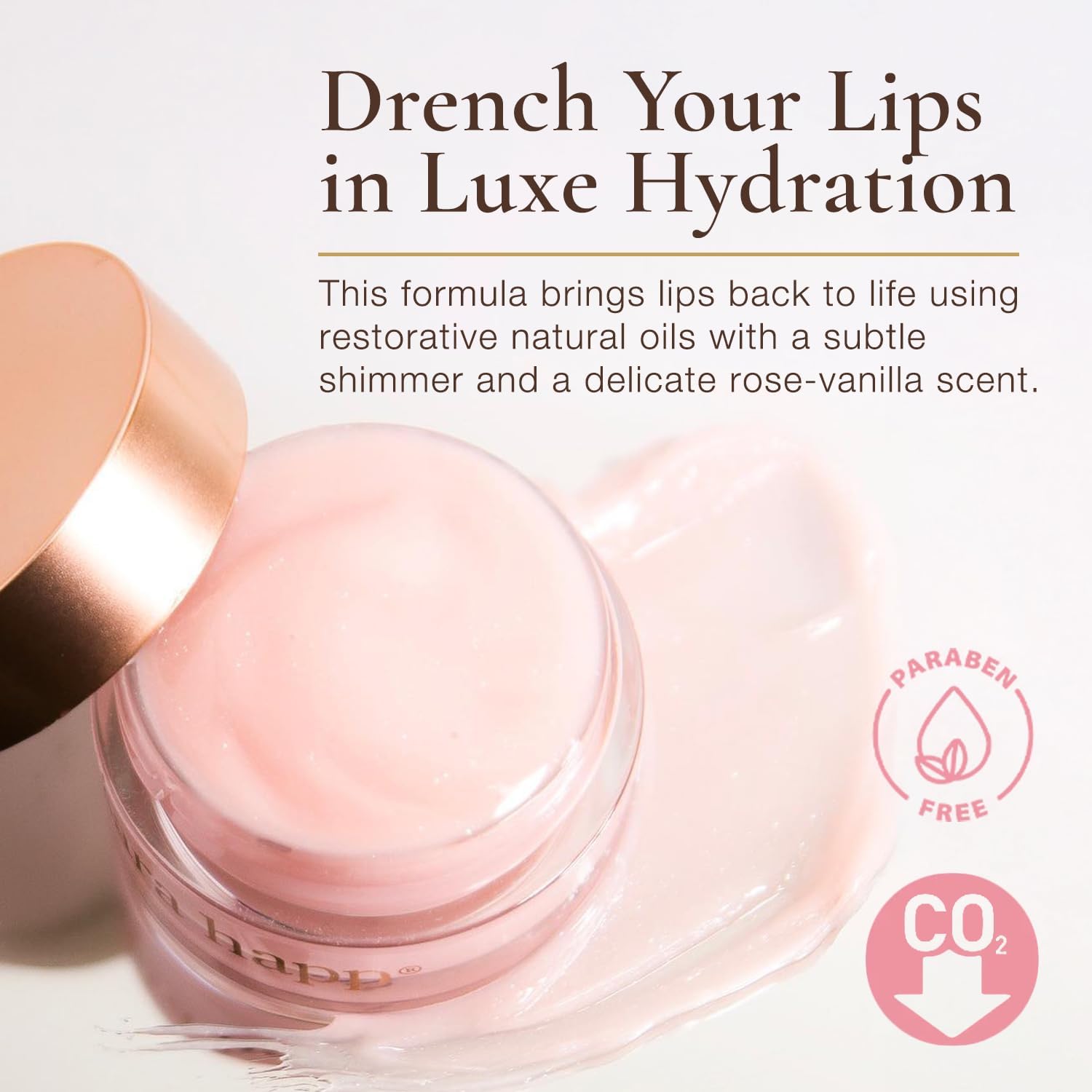 Sara Happ The Lip Slip Luxe Balm Lip Treatment - Deeply Nourish, Moisturize with Vitamins A and E, Regenerate Lips with Jojoba Seed, Macadamia & Sweet Almond Oil (0.35 Oz) Halalzen