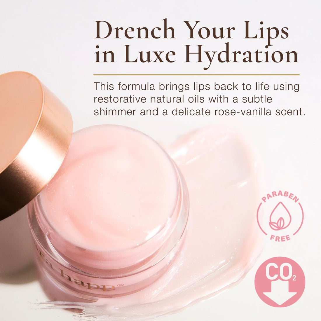 Sara Happ The Lip Slip Luxe Balm Lip Treatment - Deeply Nourish, Moisturize with Vitamins A and E, Regenerate Lips with Jojoba Seed, Macadamia & Sweet Almond Oil (0.35 Oz) Halalzen