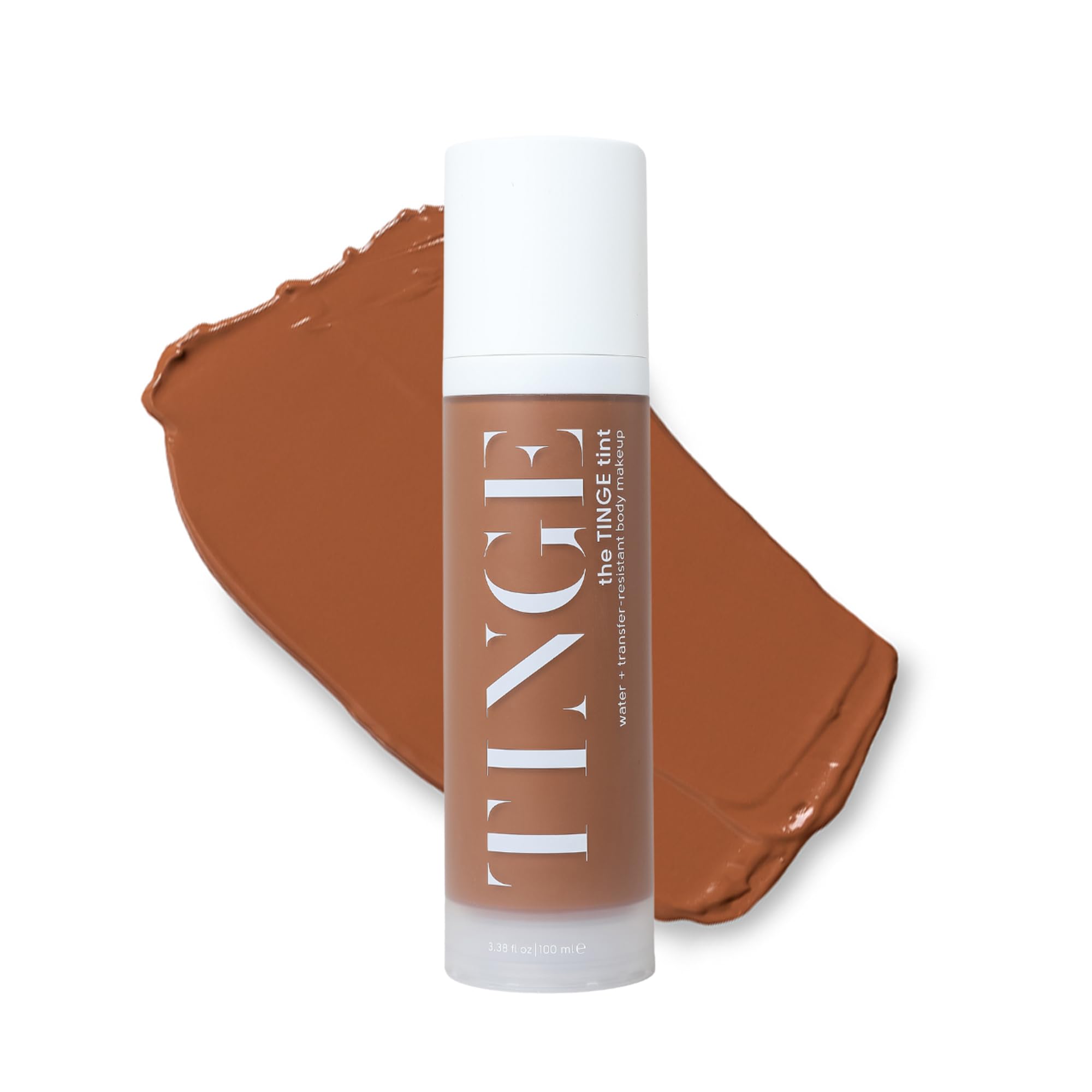 Tinge Body Makeup, wasser- und wischfest, mittlere Deckkraft, hält bis zu 48 Stunden, für alle Hauttypen, parfümfrei, vegan, hergestellt in den USA, 100 ml – Fair Warm