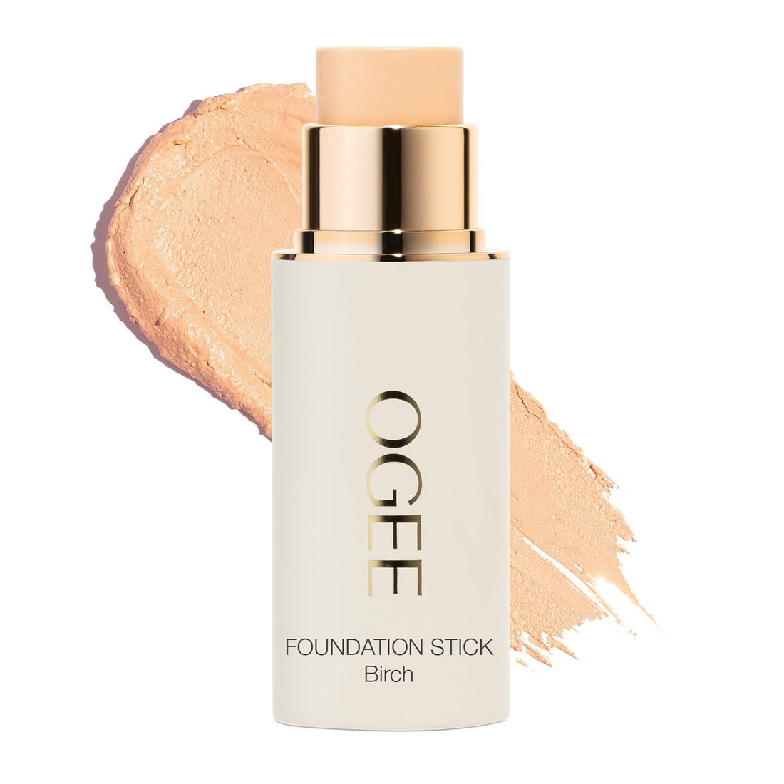 Ogee Sculpted Complexion Foundation Stick (Mahogany 14.5N - Deep Cocoa, Rich Undertones) Full Coverage Foundation Makeup - Instantly Balance & Even Complexion - 70% Organic Ingredients