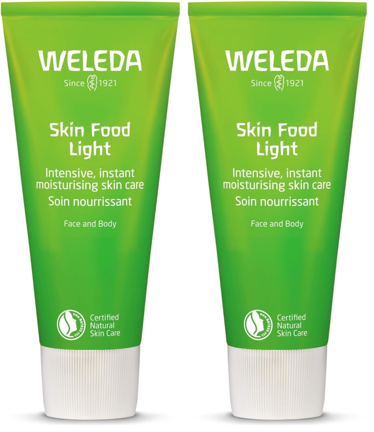 Weleda Skin Food Light, Dry Skin Moisturiser, Moisturising Cream & Primer, Face & Body, For Men & Women, Multiple Uses, 100% Certified Natural, Organic, 75ml