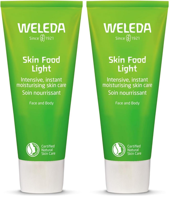 Weleda Skin Food Light, Dry Skin Moisturiser, Moisturising Cream & Primer, Face & Body, For Men & Women, Multiple Uses, 100% Certified Natural, Organic, 75ml Halalzen