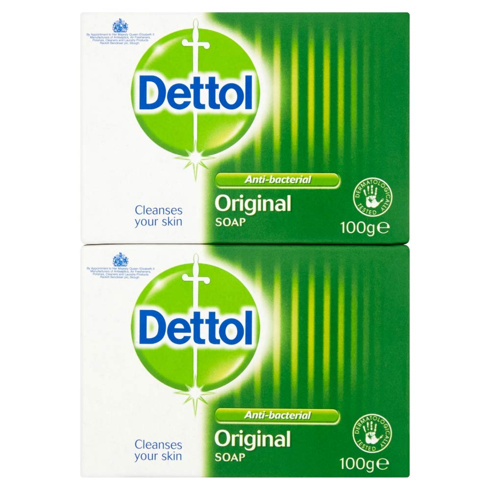 Dettol Antibacterial and Moisturings Bar Soap Original, Pack of 12 Halalzen