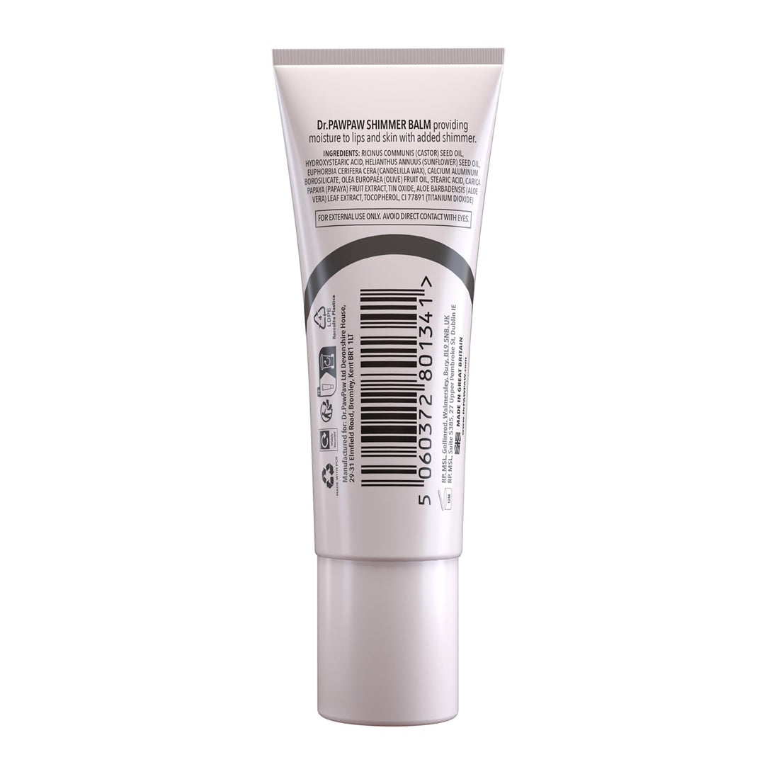 Dr.PAWPAW Overnight Lip Mask 10ml, Natural Hydrating Lip Treatment with Pawpaw Aloe Vera Olive Oil and Peptides, Vegan Balm to Smooth and Plump Lips Overnight Halalzen