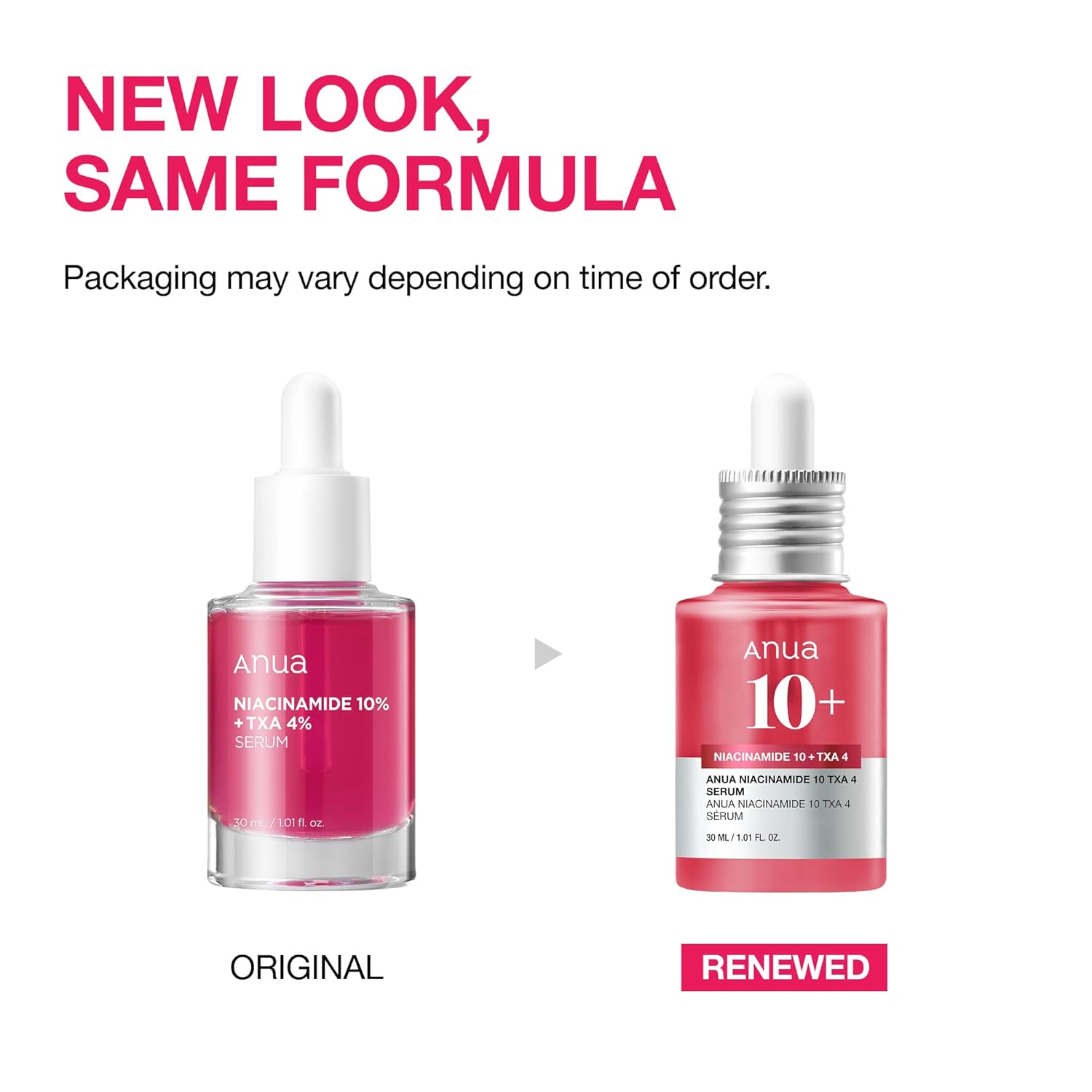 Anua Niacinamide 10 + TXA 4 Serum, Dark Spot Care, Hyaluronic Acid, Tranexamic Acid, Lightweight & Hydrating All-in-One Daily Facial Serum for Glass Skin, Korean Skincare, 1.01 fl.oz Halalzen