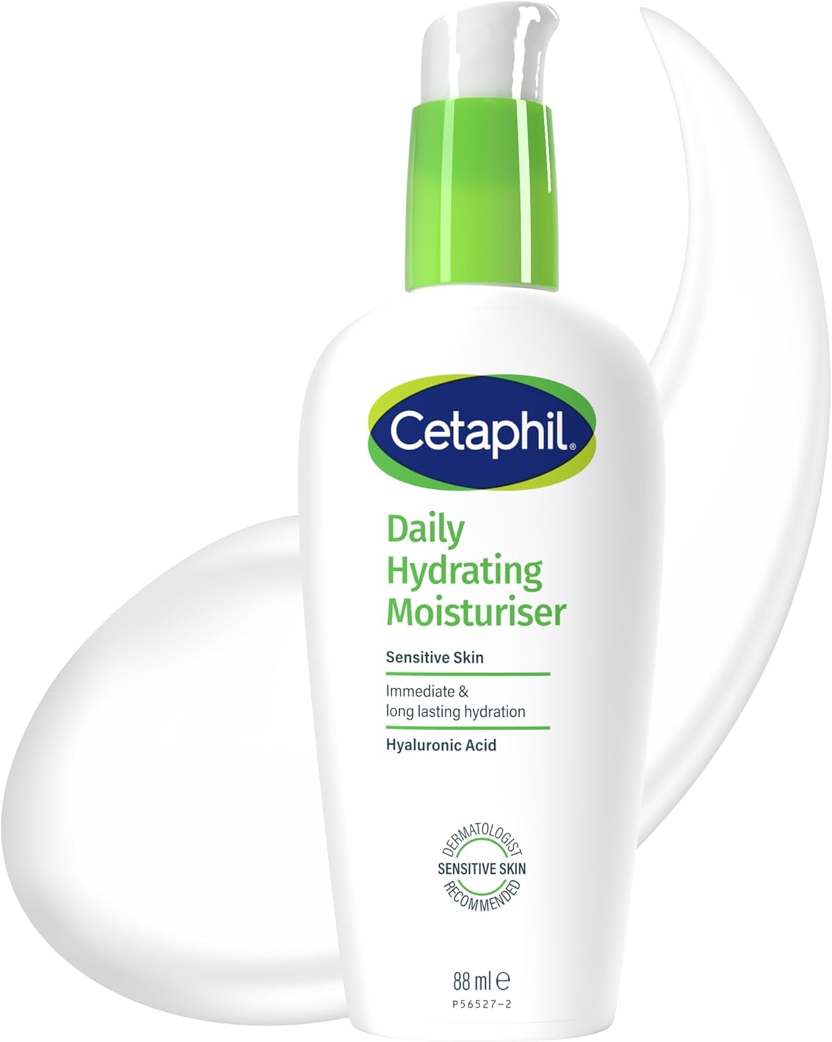 Cetaphil Daily Hydrating Face Moisturiser 88ml, Face Moisturiser for Dry Sensitive Skin, With Hyaluronic Acid & Glycerin, Lightweight, Fragrance Free, Packaging May Vary