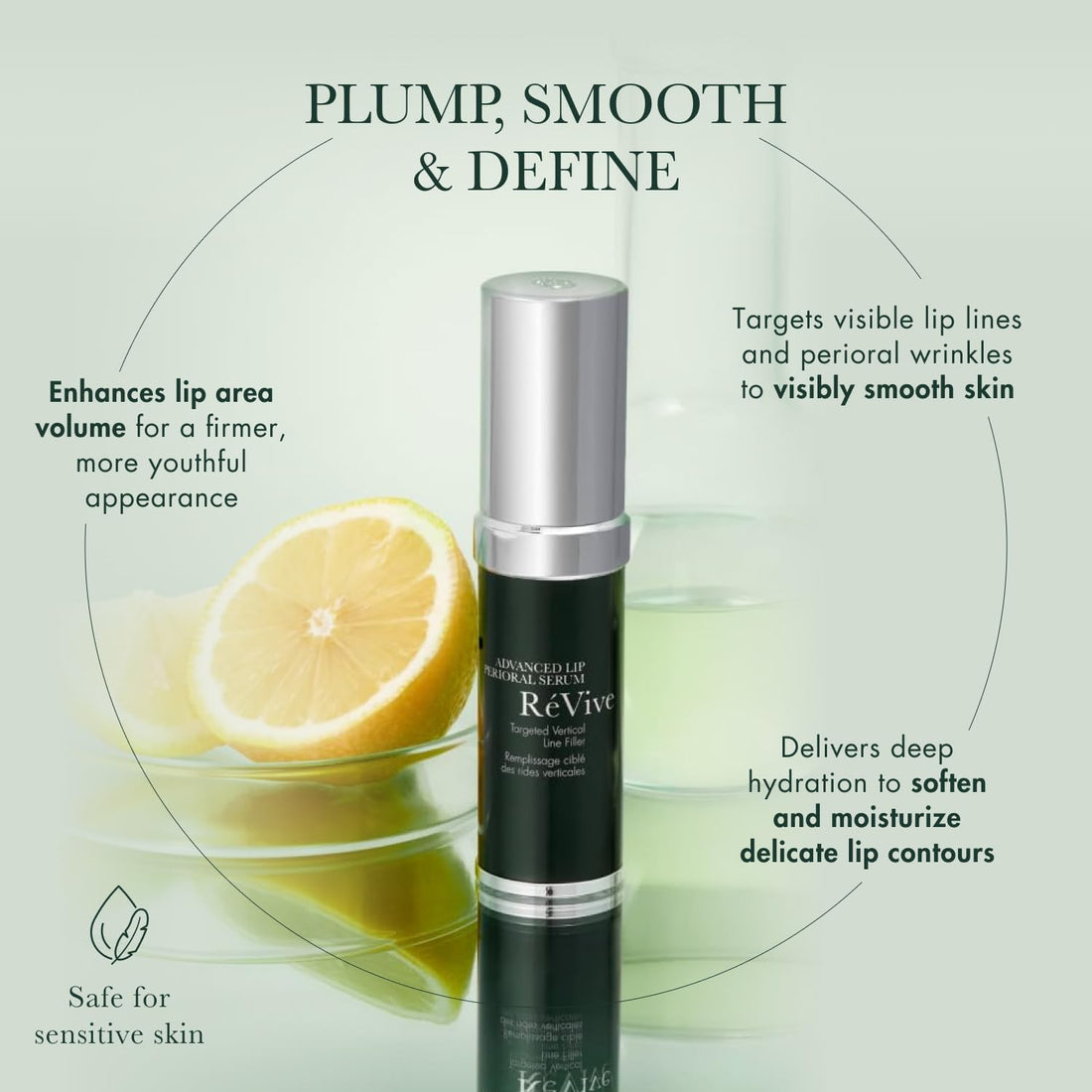 RéVive Advanced Perioral Lip Serum - Anti Aging Perioral Lip Treatment to Reduce Lip Area Lines & Wrinkles -Helps Restore Lip Contour & Visible Fullness(0.5 fl oz) Halalzen