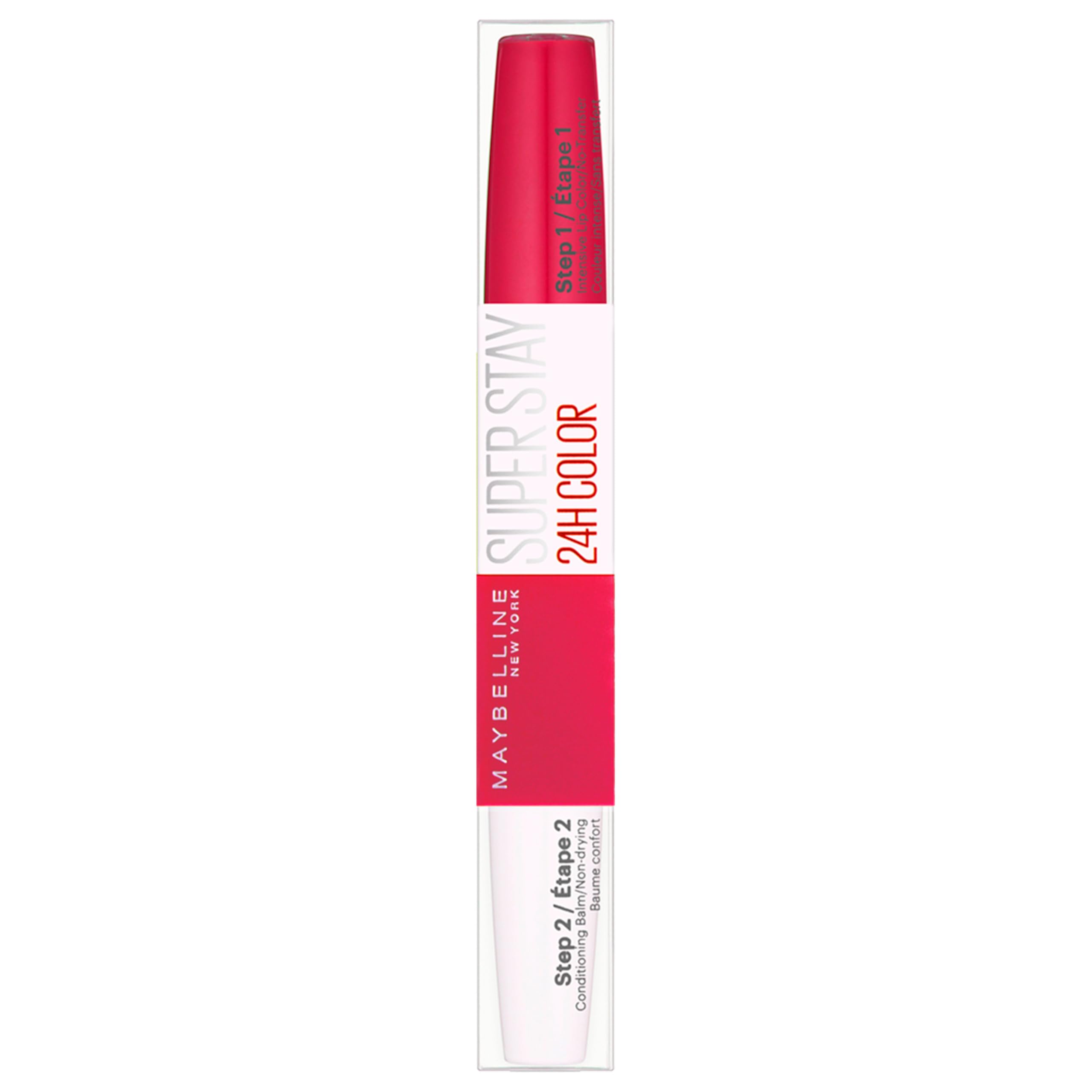 Maybelline Lipstick, SuperStay 24H Liquid Lipstick – Dual-Ended Long-Lasting Color & Moisturizing Lip Balm – Non-Drying, Transfer-Proof, Upto 24Hour, Dual Ended, Shade: 310 Forever Heather Halalzen