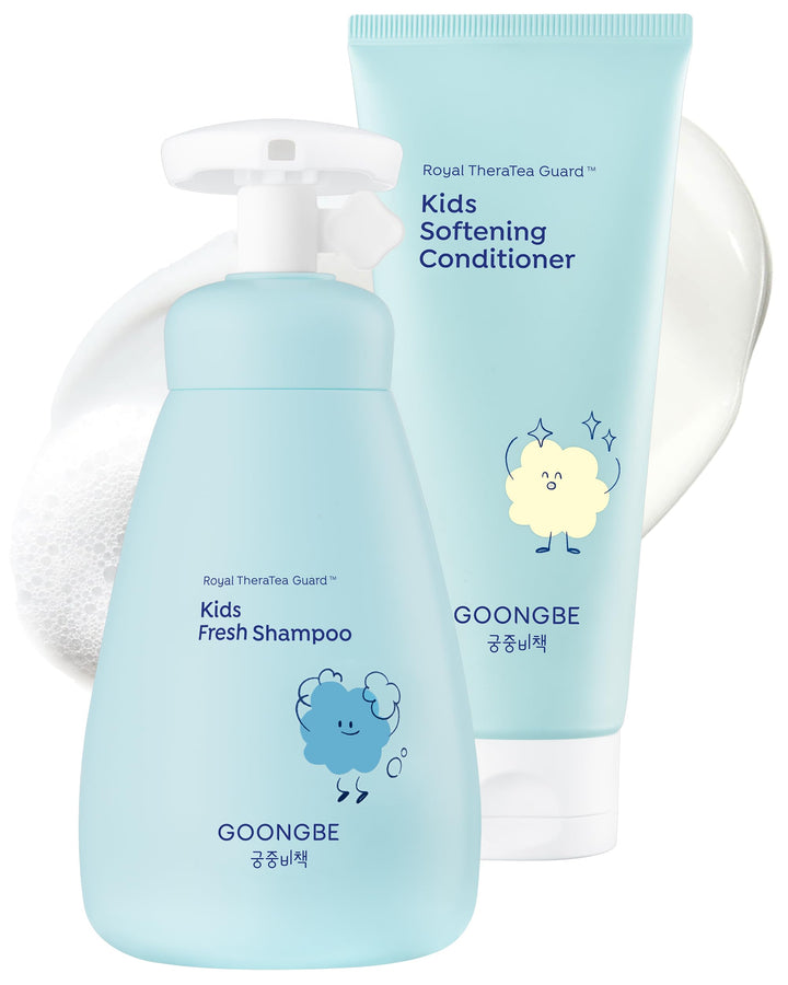 GOONGBE Kids Detangling Conditioner – Silicone-Free Softening for Frizzy Tangle-Prone Hair – Lightweight Non-Greasy with Triple Oil Complex (Macadamia, Sunflower, Oat), Allergen-Free 6.76 fl oz Halalzen