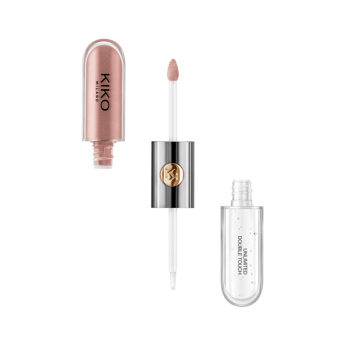 KIKO Milano Unlimited Double Touch 120, Liquid Lipstick With A Bright Finish In A Two-Step Application. Lasts Up To 12 Hours. No-Transfer Base Colour Halalzen