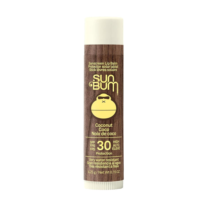 Sun Bum SPF 30 Pomegranate Sunscreen Lip Balm, Vegan and Cruelty Free Broad Spectrum UVA/UVB Lip Care, Made with Aloe and Vitamin E for Moisturised Lips, 4.25g
