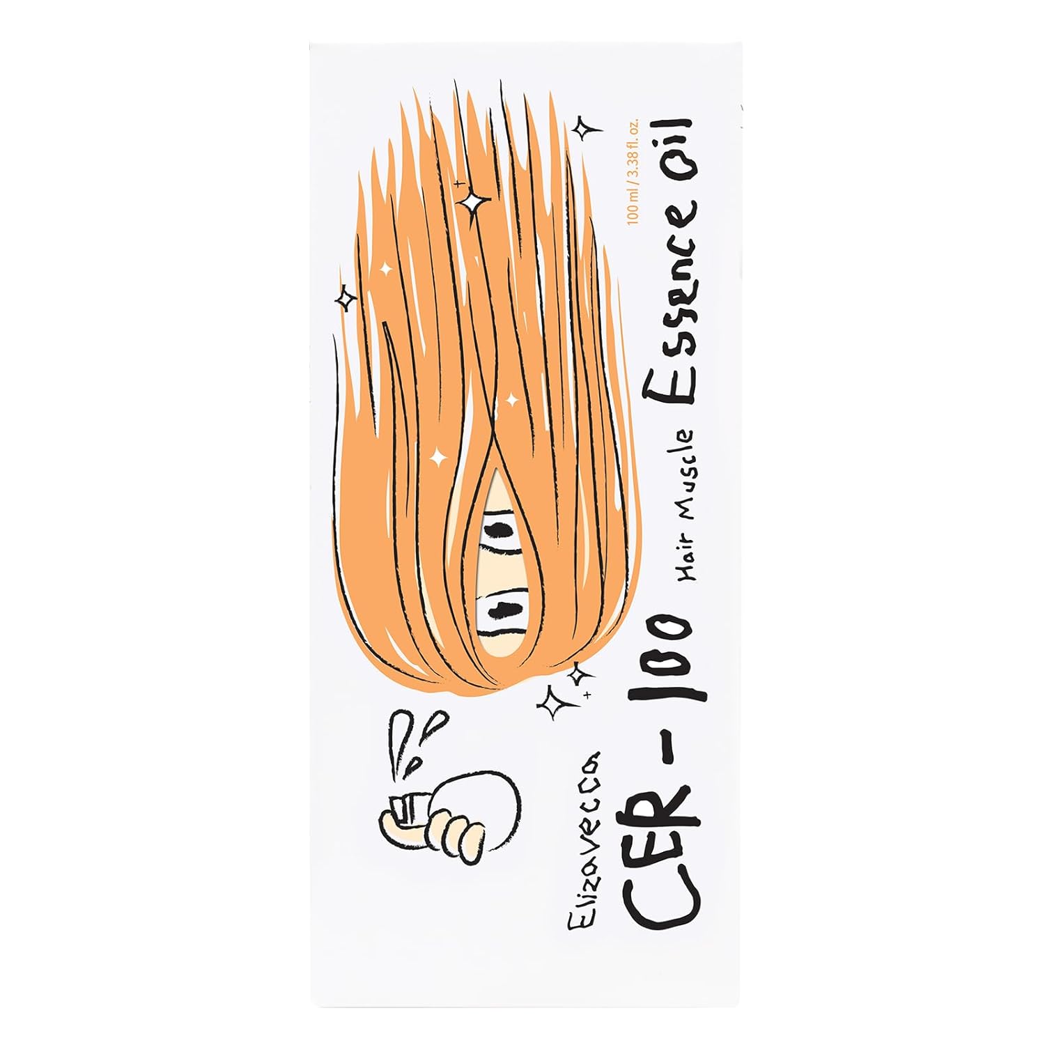 Elizavecca CER-100 Hair Essence Oil - Leave-In Treatment for Dry Hair Growth - 100ml K-Beauty Halalzen