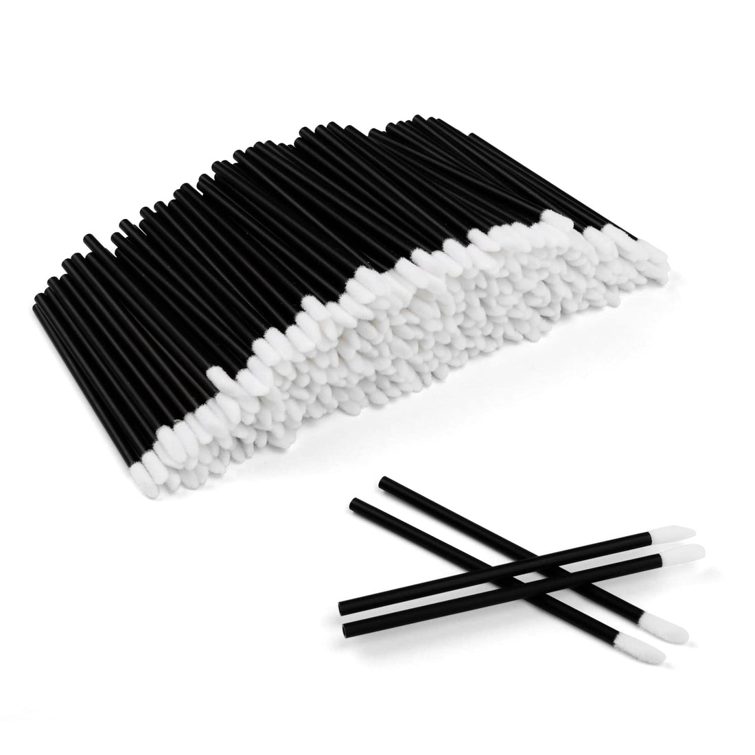 Yokilly 300PCS Disposable Mascara Wands Lip Wands Set,100Pcs Eyelash Brush/100Pcs Lip Brush/100PCS Micro Brushes,Makeup Tool Kit with Organizer Box Halalzen