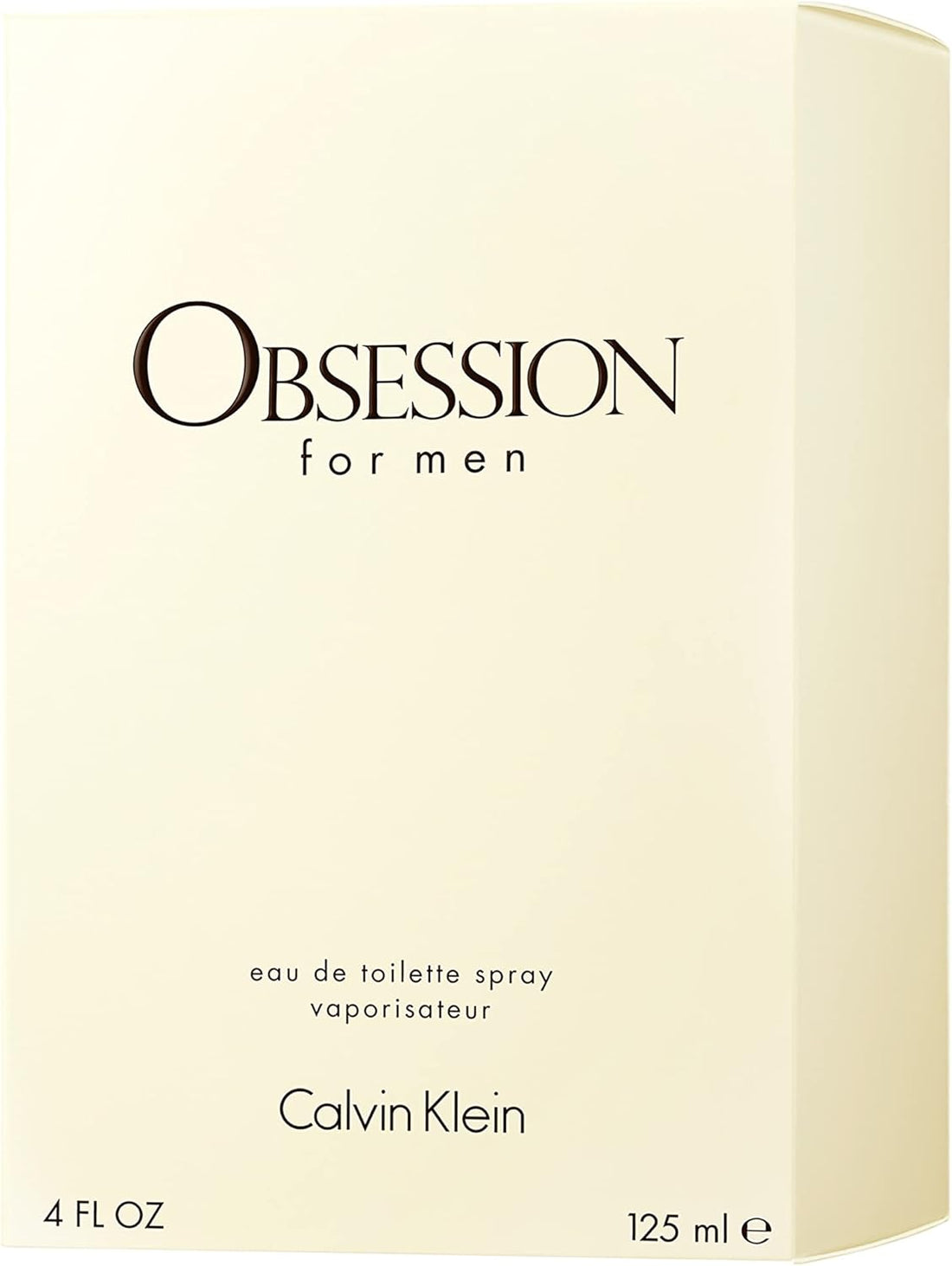Calvin Klein Obsession for Men, Eau de Toilette, Fresh Bergamot accord With Notes of Mandarin, Lavender and Sage, Medium Longevity, 125ml