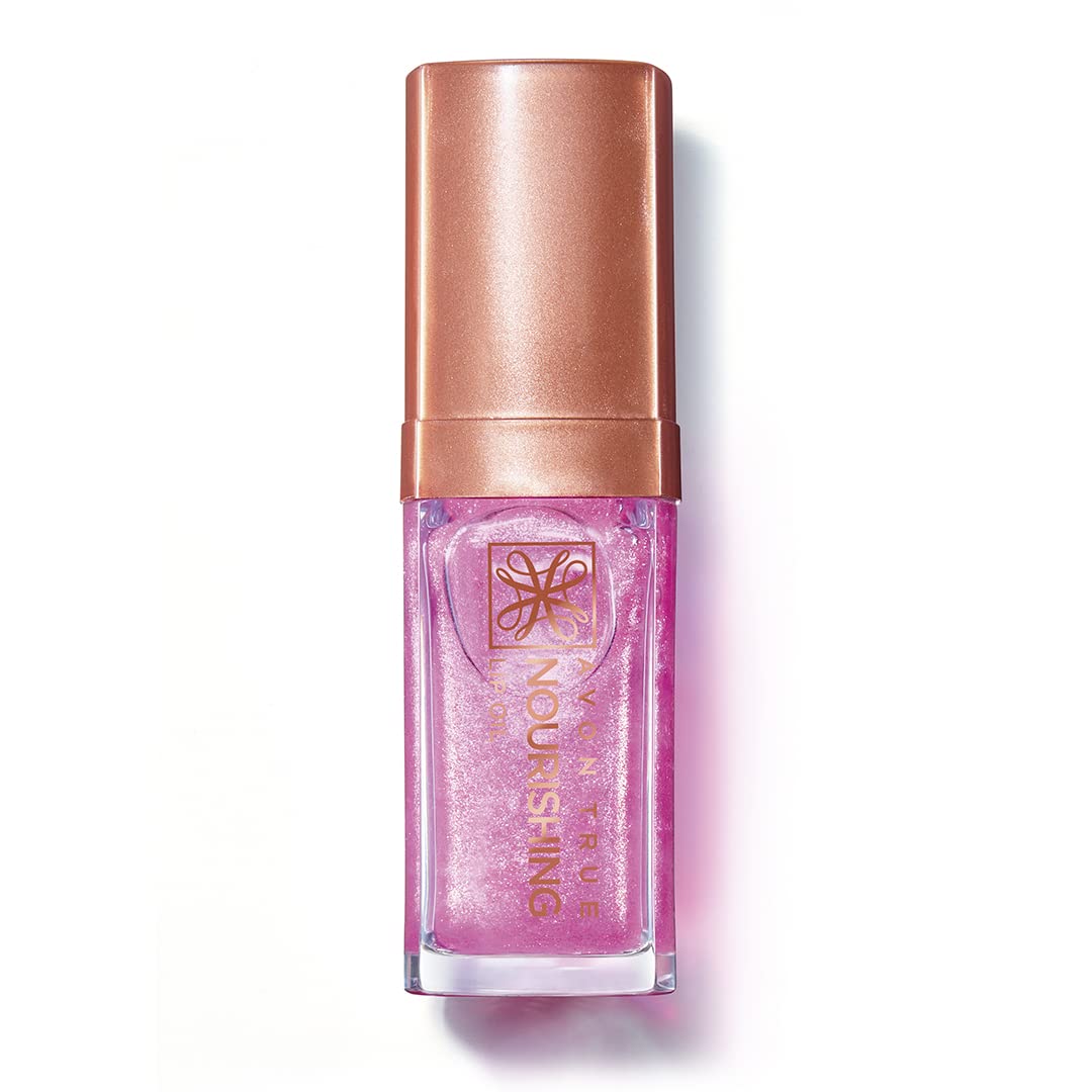 Avon Nourishing Lip Oil With Jojoba, Avocado & Coconut Oils. Plus, Vitamin E, SPF12, Locks in Moisture, Blossom, Cruelty Free