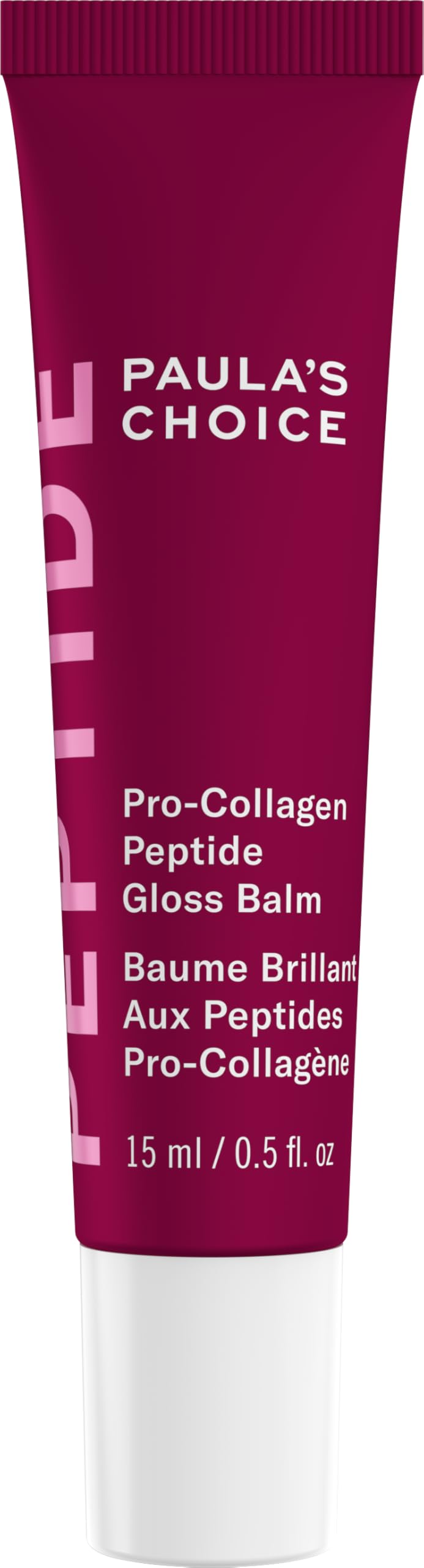 Paula's Choice Pro-Collagen Peptide Gloss Balm - Deeply Hydrates - Anti-Ageing - Plumps & Smooths Lips - Non-sticky with Glossy Finish - Lip Treatment with Shea Butter - All Skin Types - 15 ml