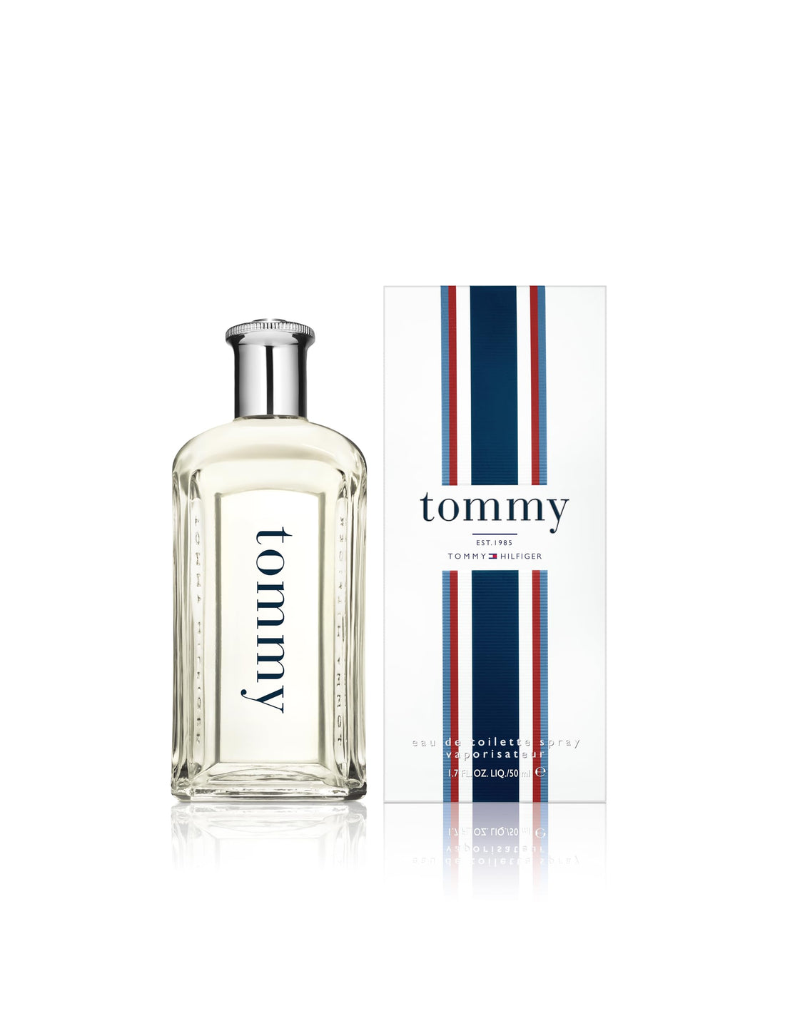 Tommy Hilfiger – Tommy Eau de Toilette 100 ml – Perfume for Men – Fougère Fragrance – Citrus and Fruity Notes – Transparent Glass Bottle