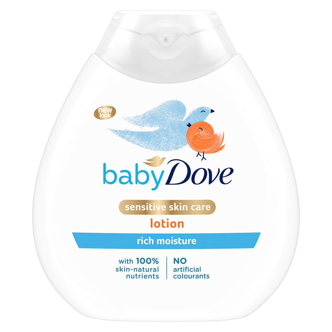 Baby Dove Rich Moisture Baby Lotion - Soothing & Nourishing for Newborns & Infants, Gentle Moisturiser for Dry, Sensitive Skin, Daily Skincare with Delicate Scent, All-Day Hydration - 200ml, Pack of 3 Halalzen