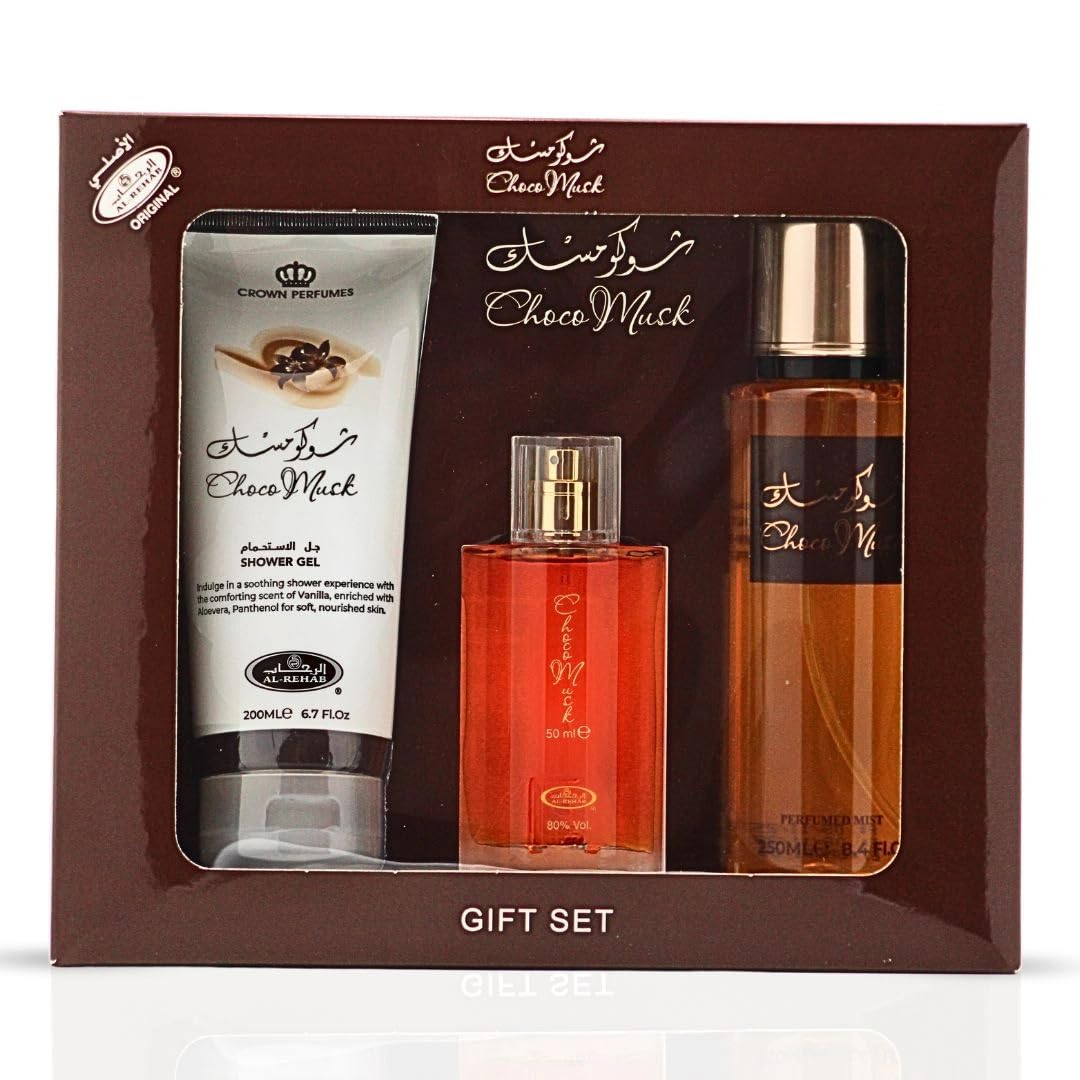 Al-Rehab Choco Musk Eau de Parfum Spray für Damen, 1,65 oz/50 ml