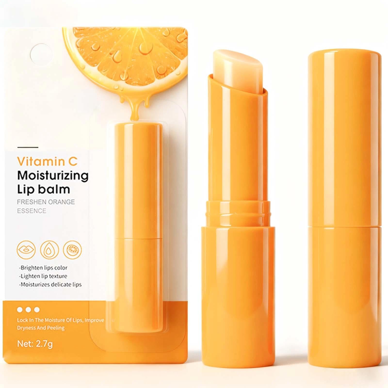 24h Moisturising Lip Balm & Oil with Natural Oils, Hydrating Lip for Repair & Protection (Strawberry)