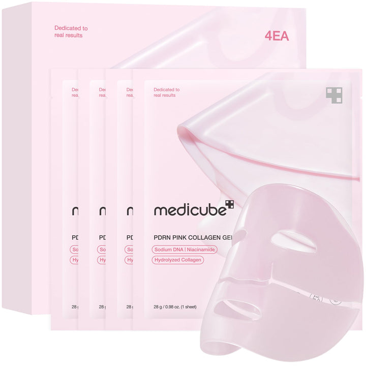 medicube Jelly Gel Mask with Brightening Kojic Acid Turmeric | Overnight Face Mask for Glass Glow Skin | Elasticity, Hydrating, Firming and Radiance Boosting | Korean Skincare, 28g x 4ea Halalzen