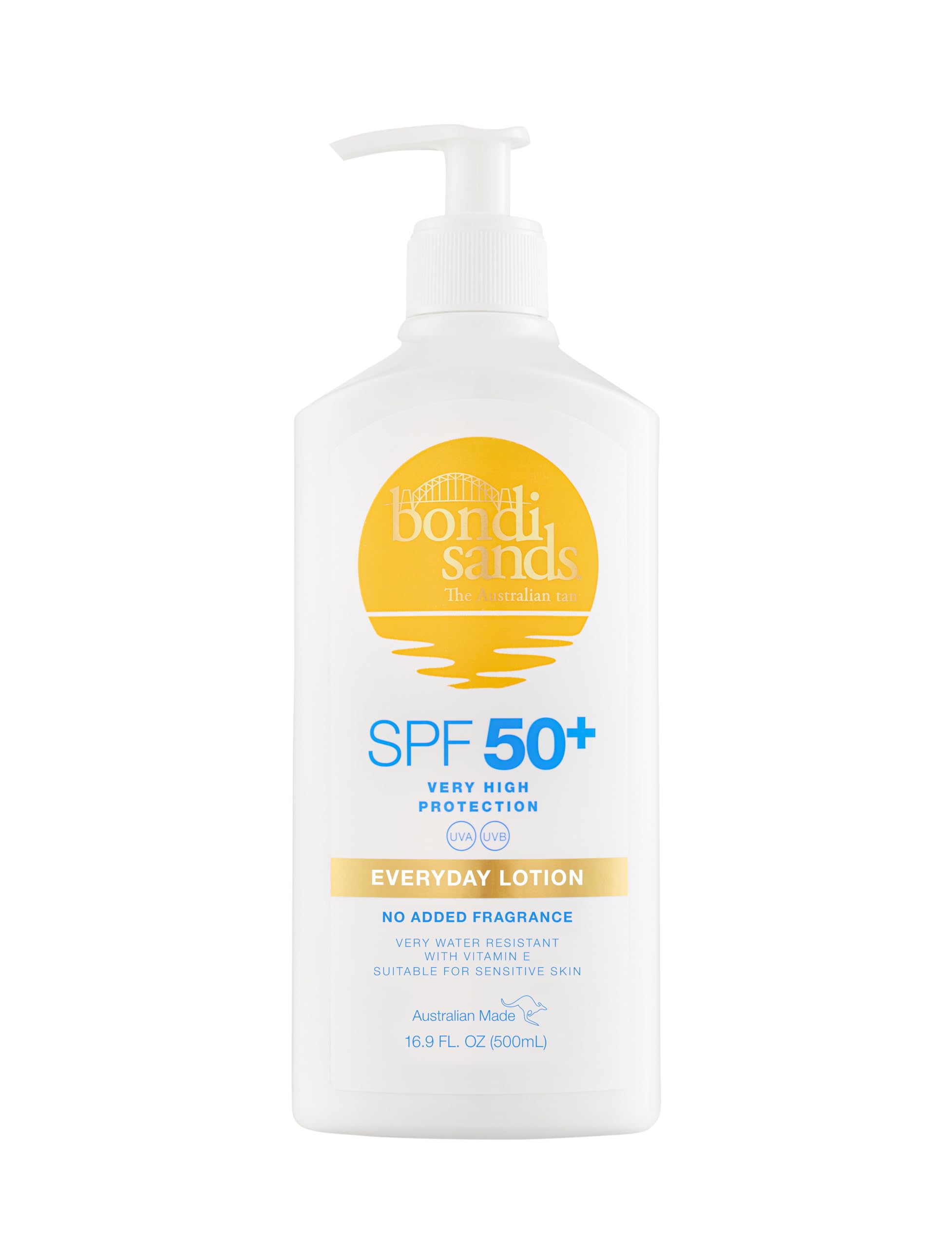 Bondi Sands Fragrance Free Sunscreen Lotion SPF 50+ | Non-Greasy Broad-Spectrum Formula Moisturises, Soothes, and Protects Skin, Water Resistant Up To 4 Hours + Cruelty Free | 150 mL/5.07 Oz