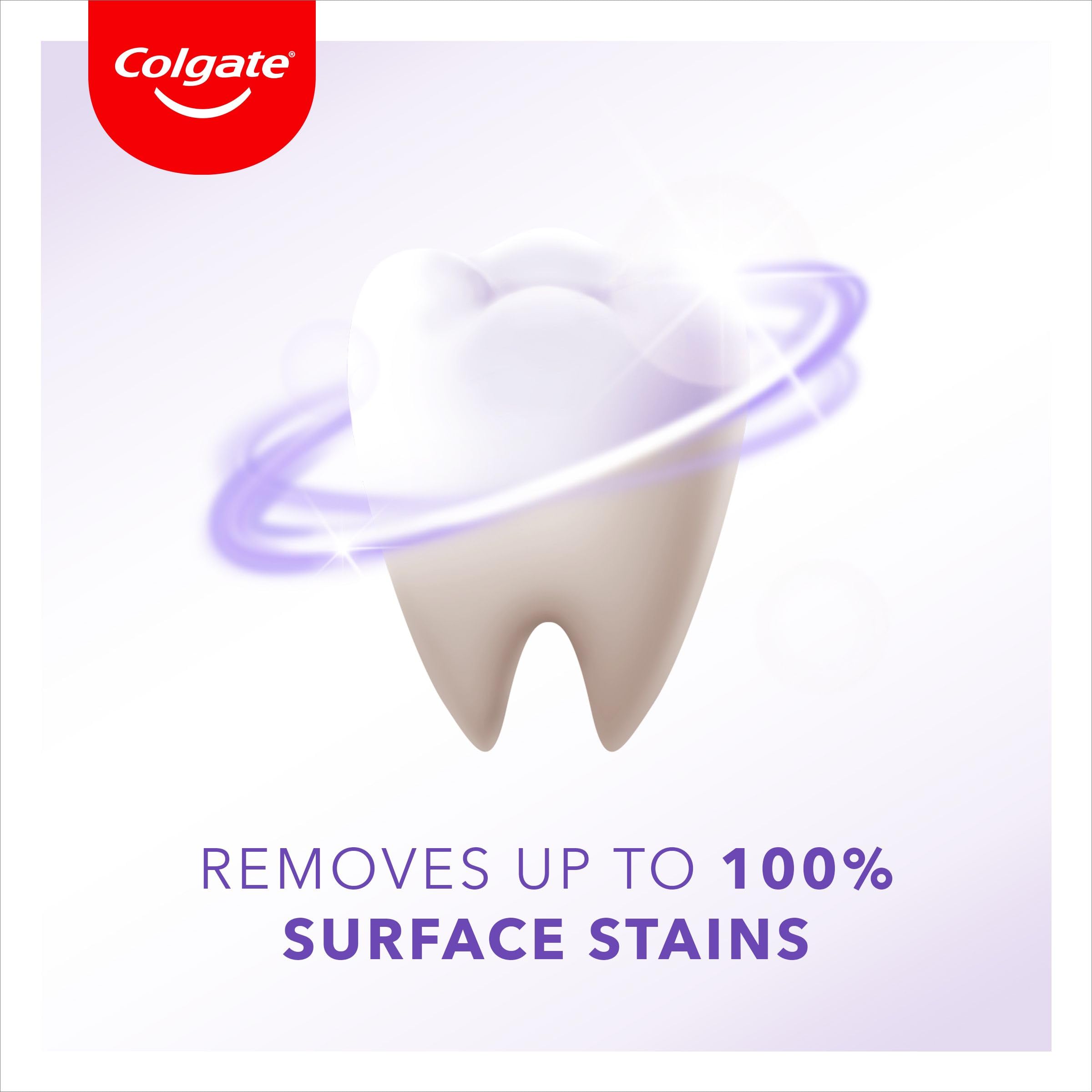 Colgate Max White Optic Toothpaste 4X75ml - Teeth Whitening Toothpaste - Clinically Proven Formula - Removes up to 100% of Surface Stains - Optic Brighteners Instantly Whiten Teeth