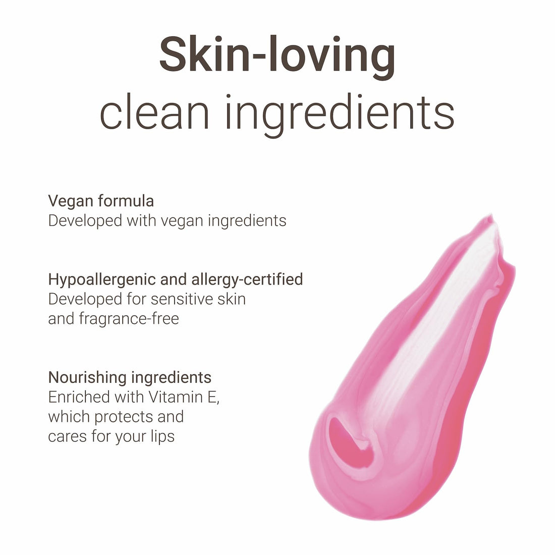 Sandstone Scandinavia Lipglace – Non-Sticky & Moisturizing Lip Gloss – Hypoallergenic, Vegan, Fragrance-Free & Allergy Certified (Pinky Promise) Halalzen