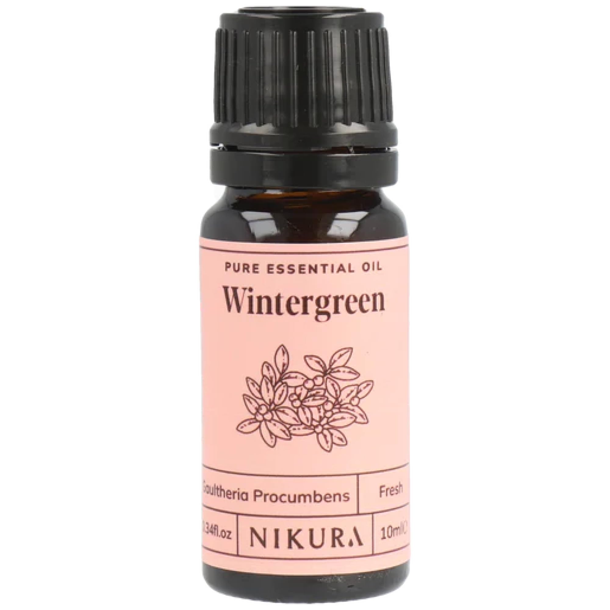 Nikura Peppermint Essential Oil - 10ml | Perfect for Repelling Spiders, Rats, Mice, Bugs, Ants | Great for Hair, Headaches Relief, Energy Boost, Skin, Candle Making | Vegan & UK Made