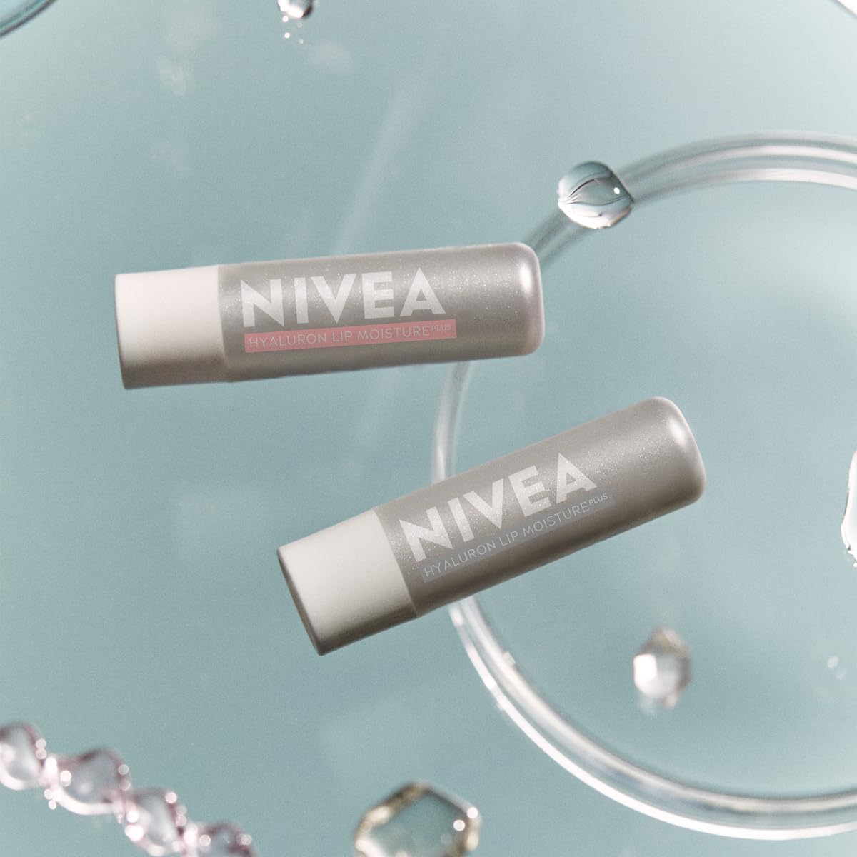 NIVEA Hyaluron Moisture Plus Lip Balm (5.2g), Ultra-Light Lip Balm Stick with Hyaluronic Acid, Provides 24H Moisture and Visibly Smoother Lips Halalzen