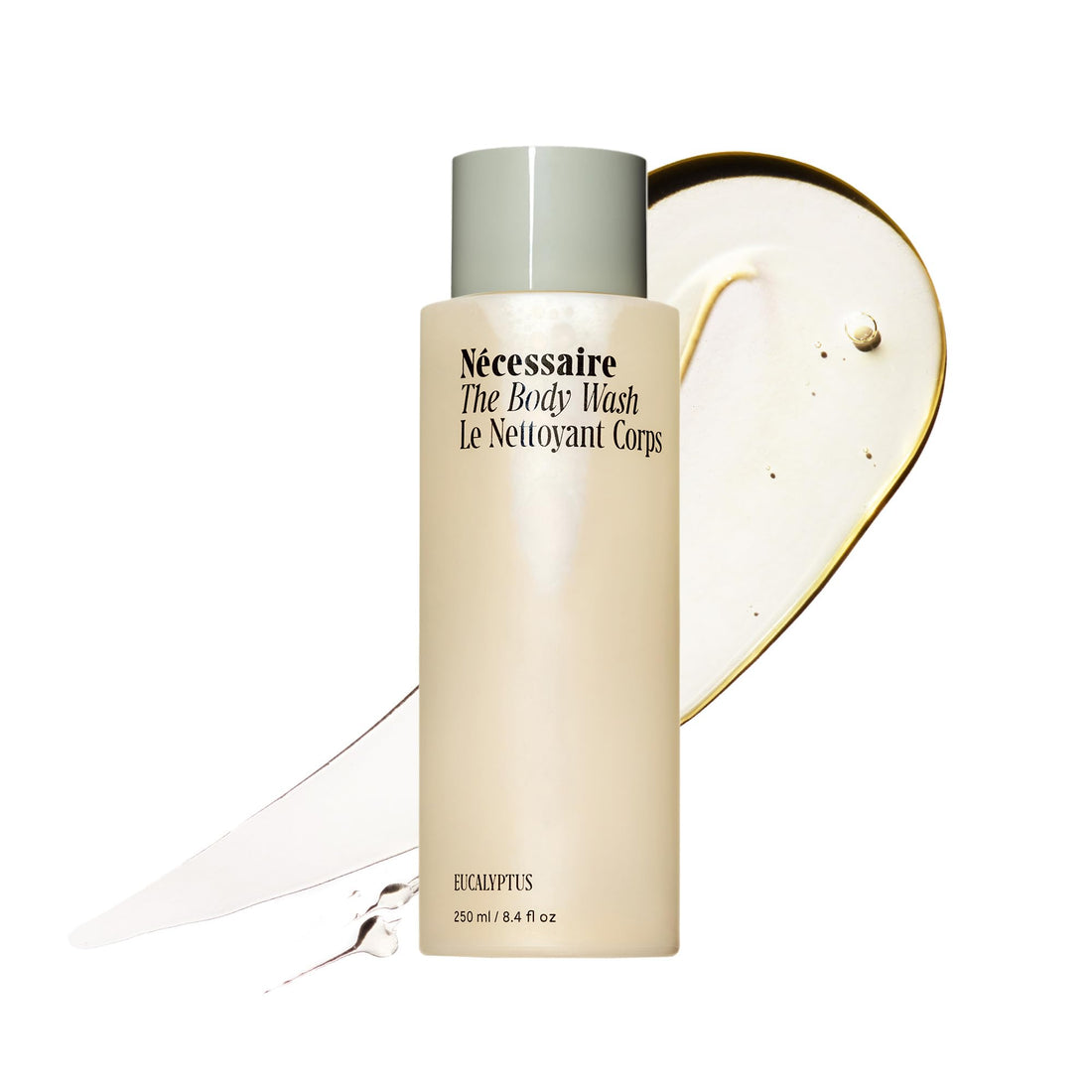 Nécessaire The Body Wash Eucalyptus — Multi-Oil Shower Gel Body Wash for Women + Men. Non-Comedogenic + Hypoallergenic for Sensitive Skin with Niacinamide. 500ml/16.9 fl oz