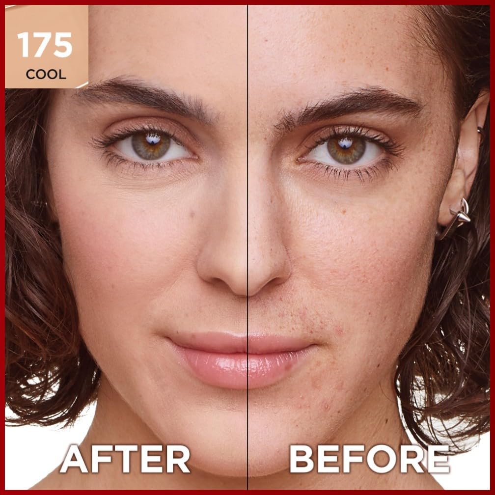 L'Oreal Paris Cover Liquid Foundation, With 4% Niacinamide, Long Lasting, Natural Finish, Available in 20 Shades, SPF 25, Infallible 32H Matte Cover, Shade 110, 30ml Halalzen