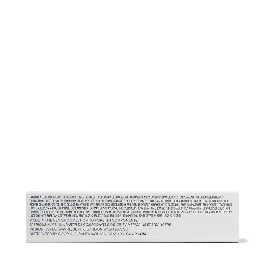 goop Beauty Hydra-Barrier Gel Gloss | Hydrating Lip Gloss to Moisturize & Plump Lips | Hyaluronic Acid & Vitamin E | Glaze - Palest Clear Pink | 0.13 oz