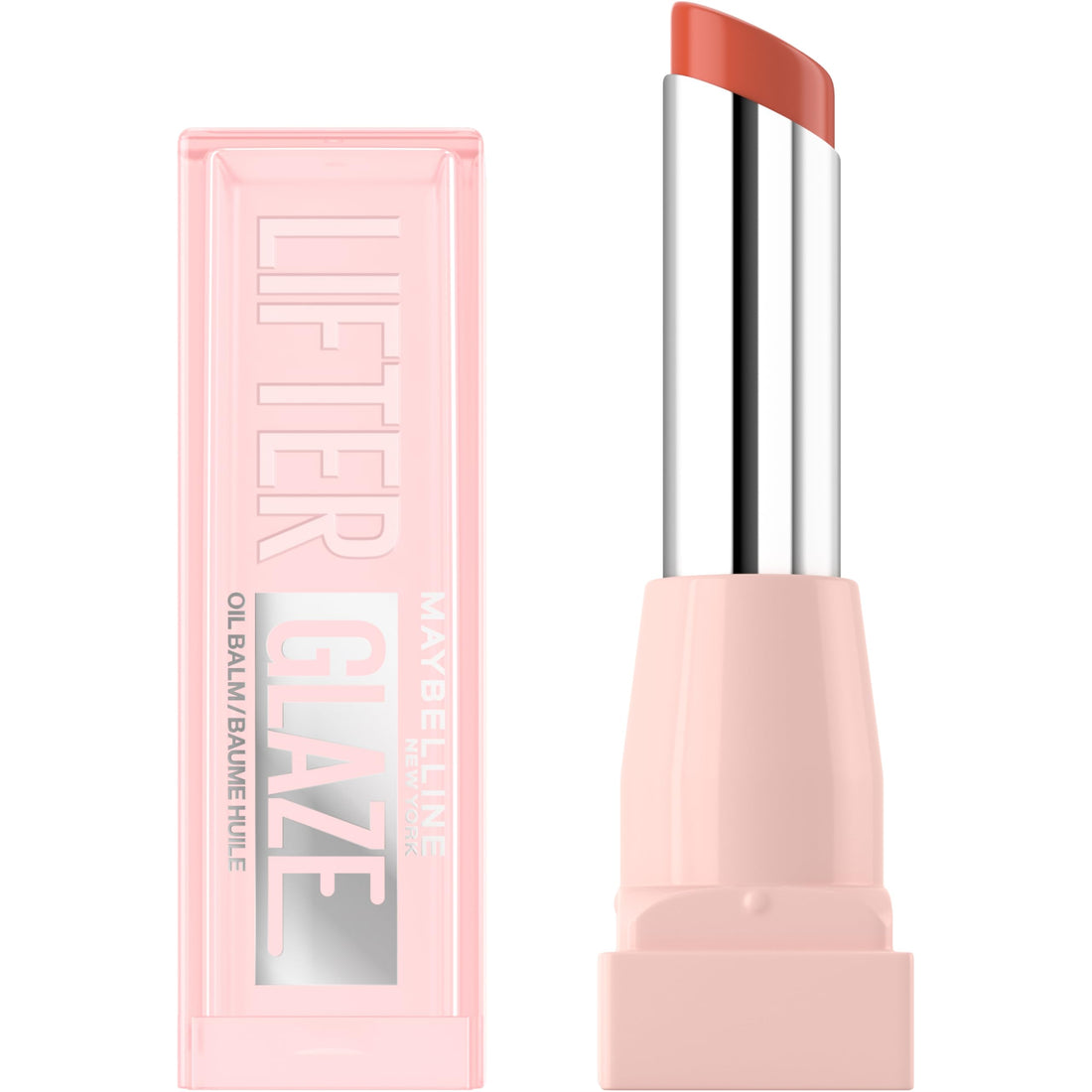 Maybelline New York Lifter Glaze Lip Oil Balm, Up to 24HR Hydration, Plumping for Fuller Lips, Hyaluronic Acid & Acerola Cherry Extract for Ultra-Comfortable Shine, Shade: Pink Drip