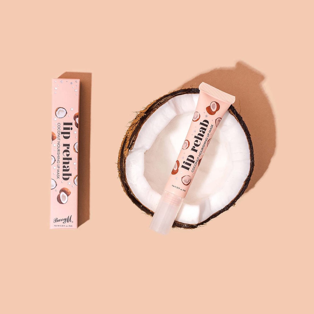 Barry M Lip Rehab Nourishing Lip Mask, Coconut flavour Clear Halalzen