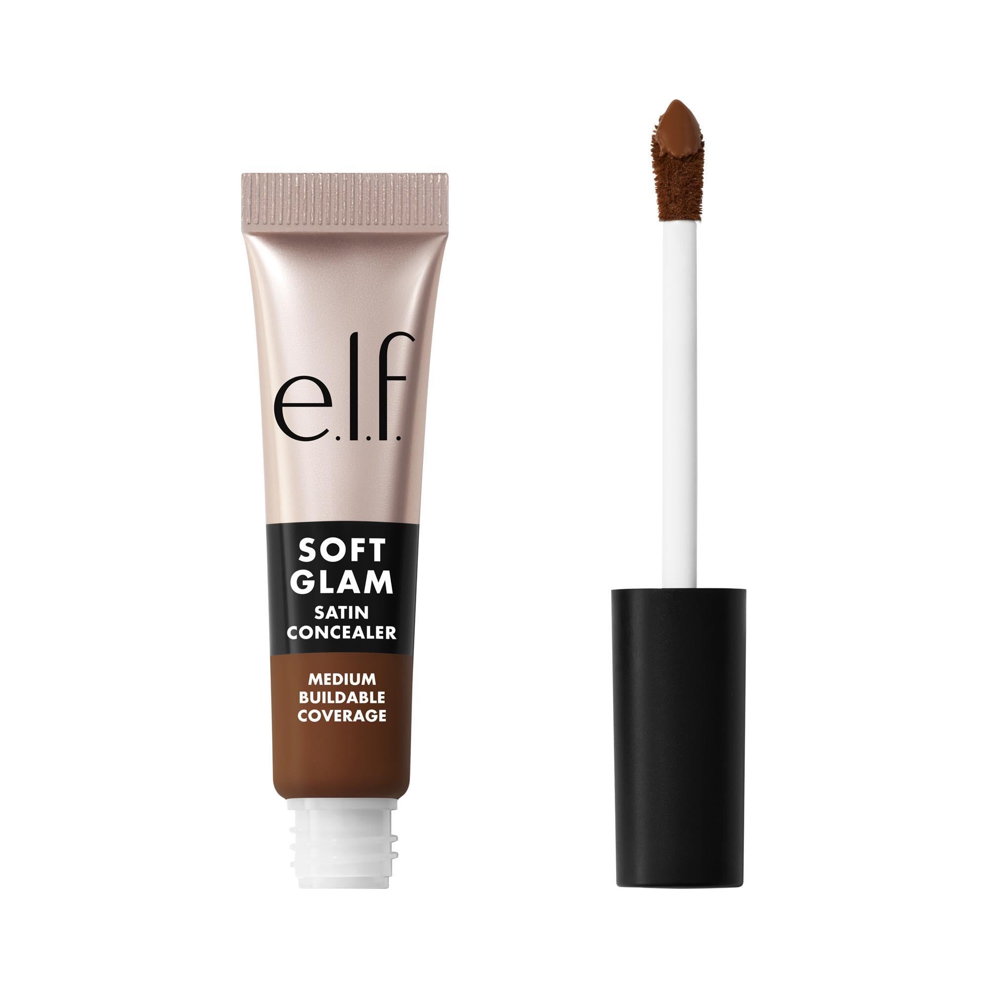 e.l.f. Soft Glam Satin Concealer, Medium Coverage for Blemishes & Under-Eye, Crease-Resistant, Long-Lasting, Vegan & Cruelty-Free, 13 Fair Neutral Halalzen