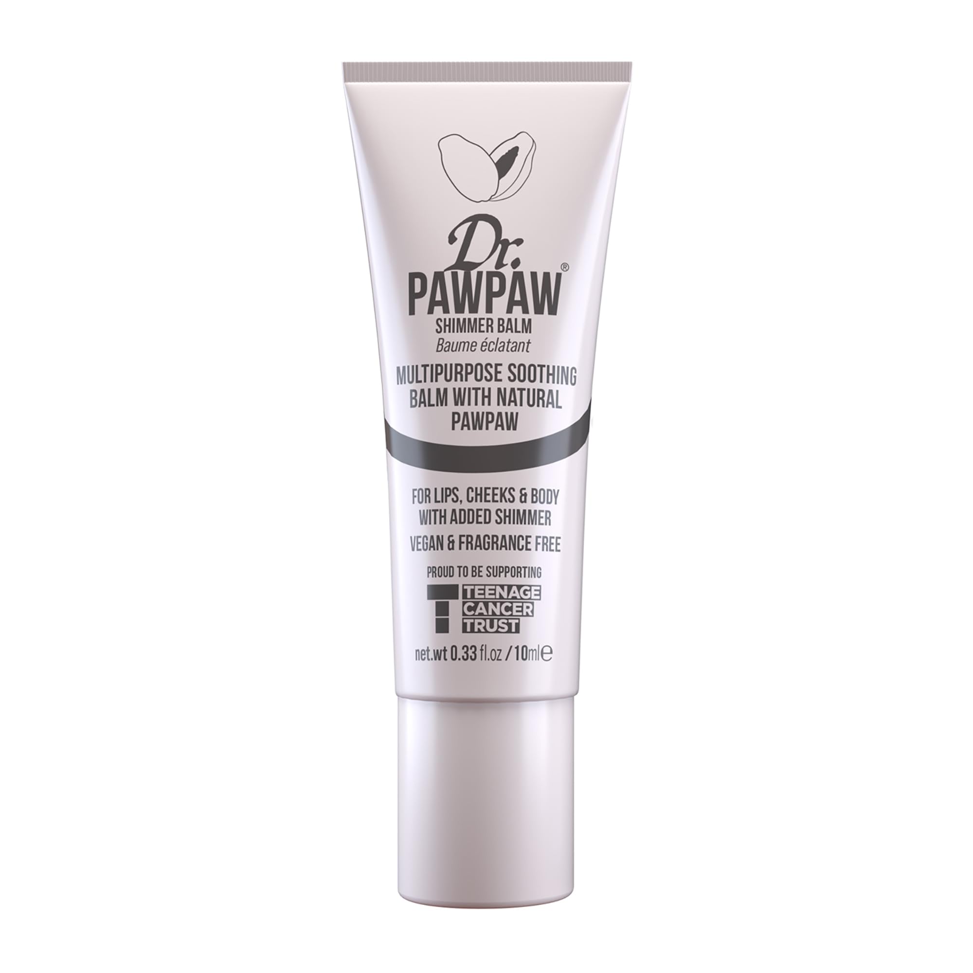 Dr.PAWPAW Overnight Lip Mask 10ml, Natural Hydrating Lip Treatment with Pawpaw Aloe Vera Olive Oil and Peptides, Vegan Balm to Smooth and Plump Lips Overnight Halalzen
